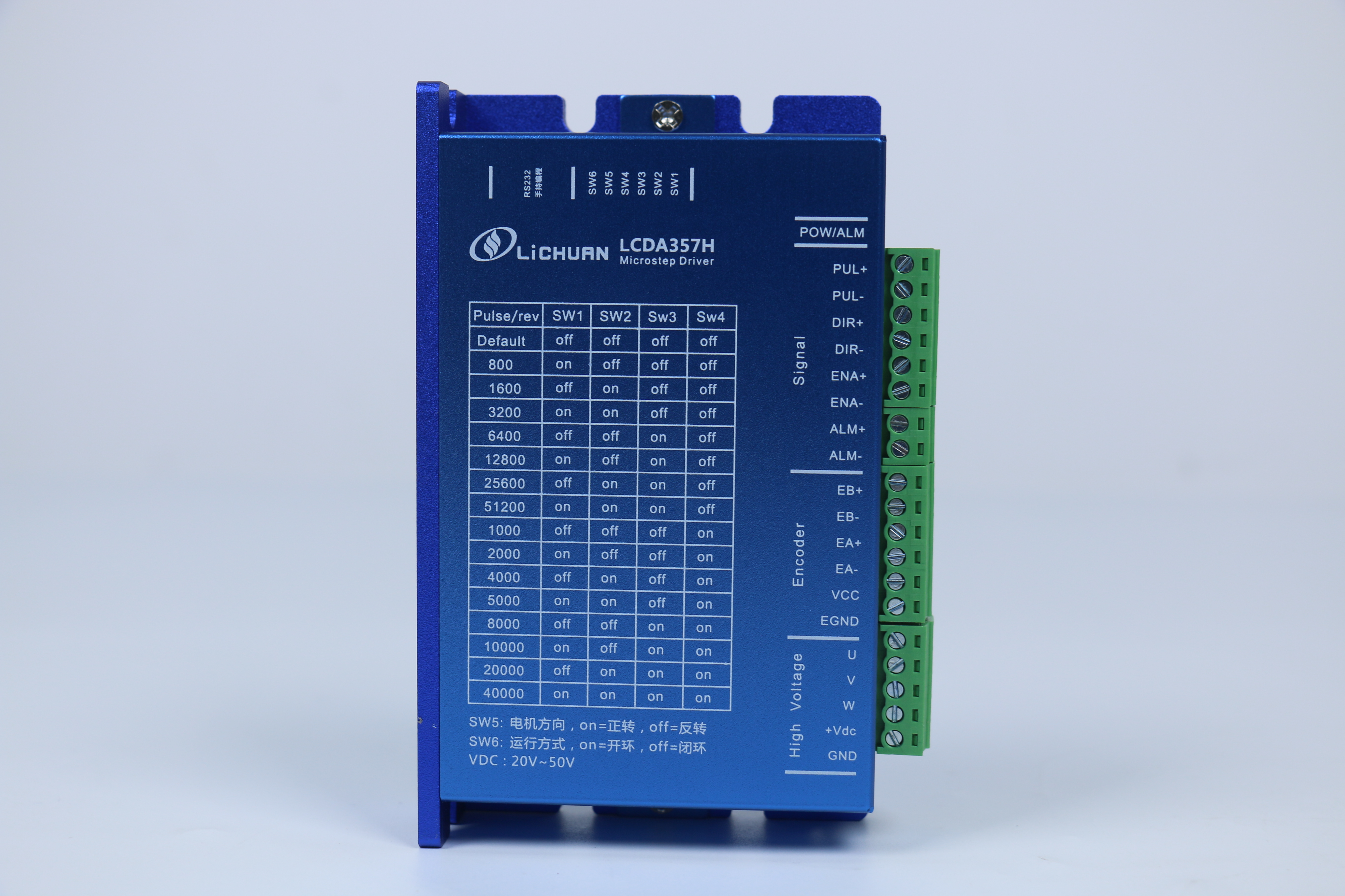 3 phase Nema23 loop tertutup driver motor stepper