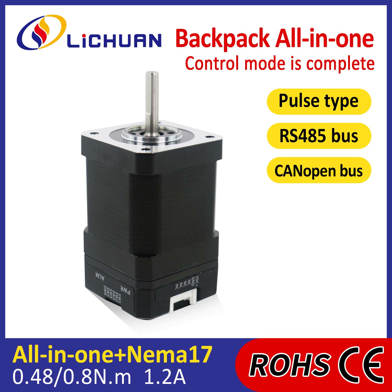 Tipe tas ransel nema17 Bukak gelung gelut stepper top topter
